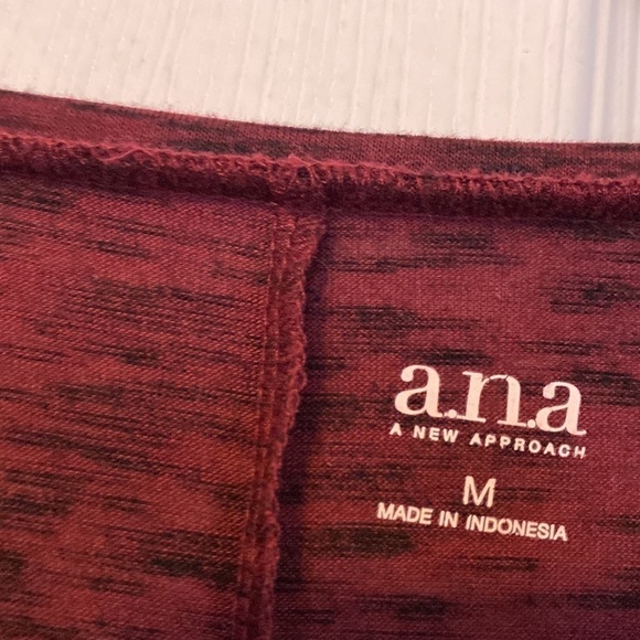 A.N.A womens long sleeve tee; size medium - Picture 3 of 5